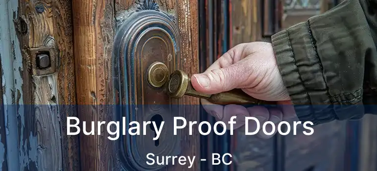 Burglary Proof Doors Surrey - BC
