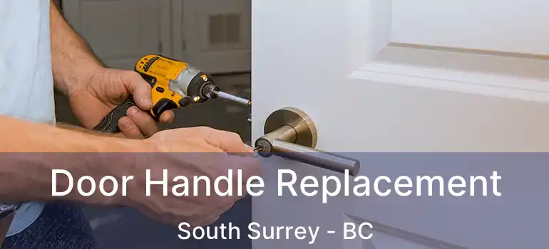 Door Handle Replacement South Surrey - BC