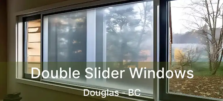 Double Slider Windows Douglas - BC