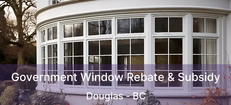  Government Window Rebate & Subsidy Douglas - BC