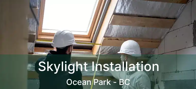 Skylight Installation Ocean Park - BC