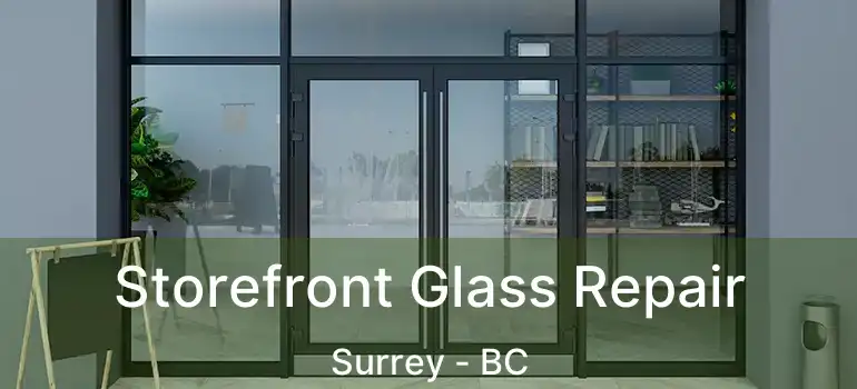 Storefront Glass Repair Surrey - BC
