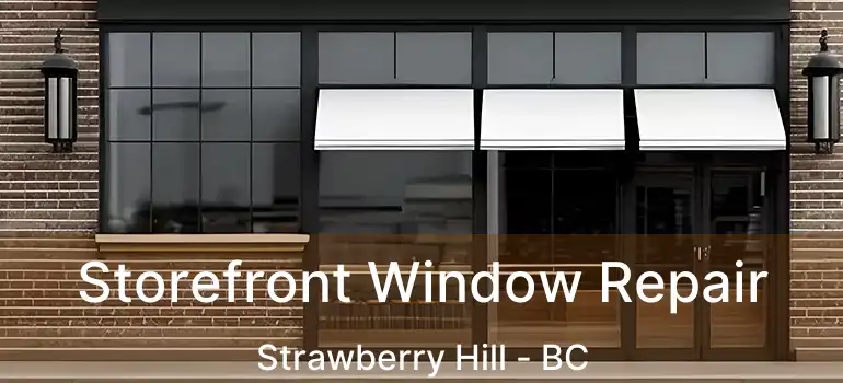 Storefront Window Repair Strawberry Hill - BC