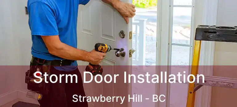 Storm Door Installation Strawberry Hill - BC