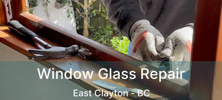 Window Glass Repair East Clayton - BC